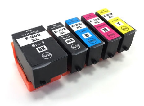 Epson Original 202 5 Colour Inkjet Cartridge Multipack (C13T02E74010)